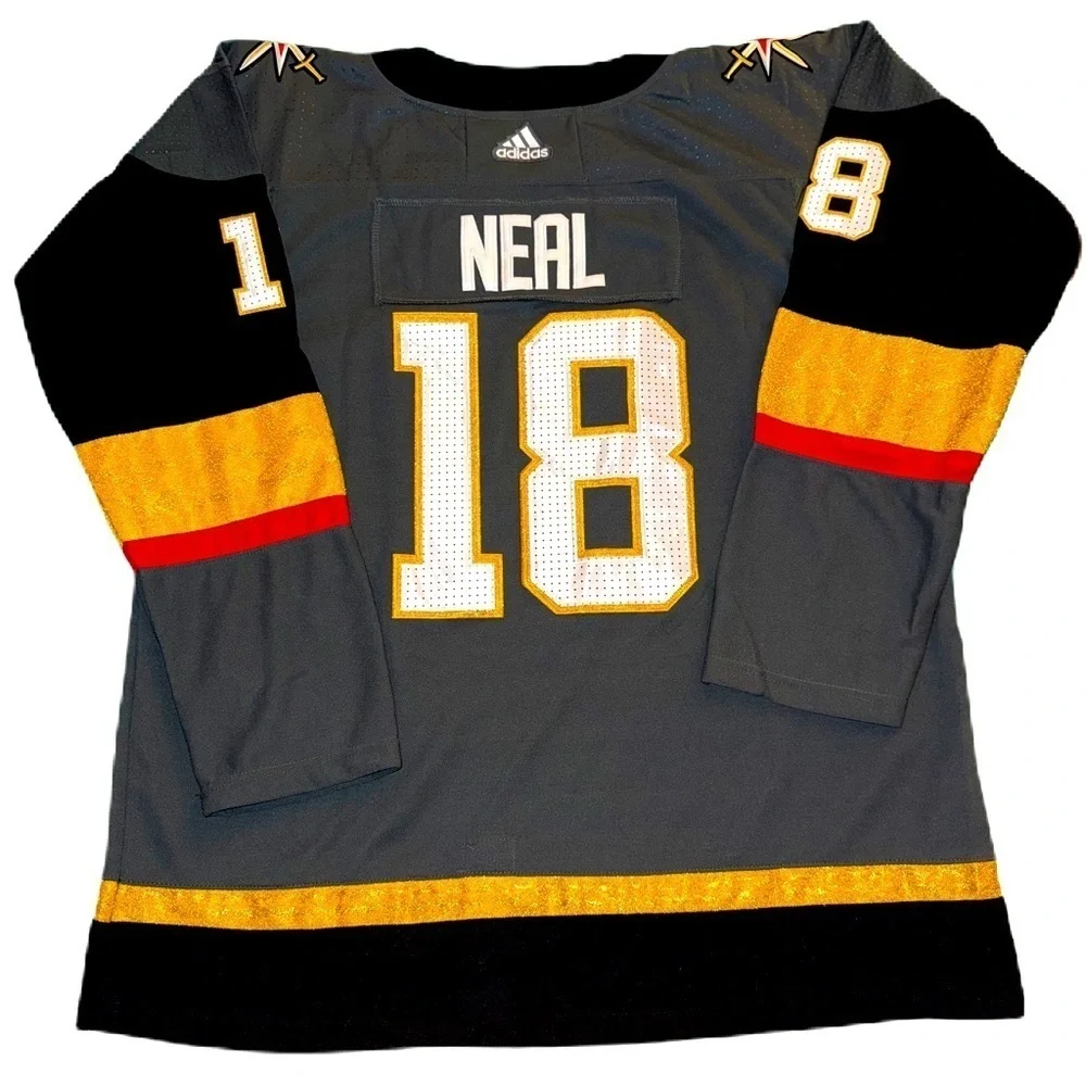 Vegas Golden Knights Jersey Size 60 Neal #18 NWT Adidas New Condition VGK Gray - Picture 2 of 14
